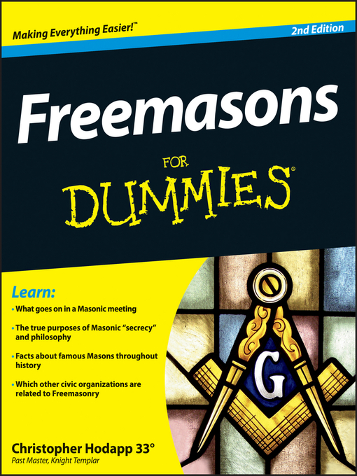 Title details for Freemasons For Dummies by Christopher Hodapp - Available